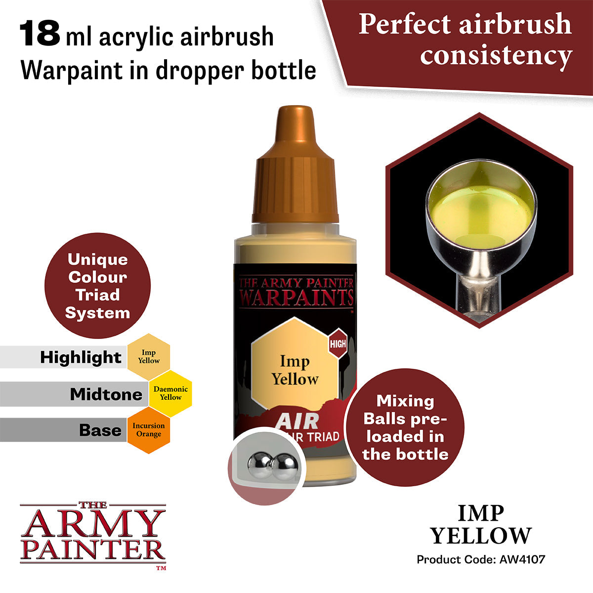 The Army Painter - Warpaints Air: Imp Yellow