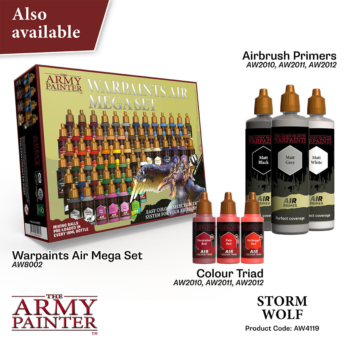 The Army Painter - Warpaints Air: Storm Wolf