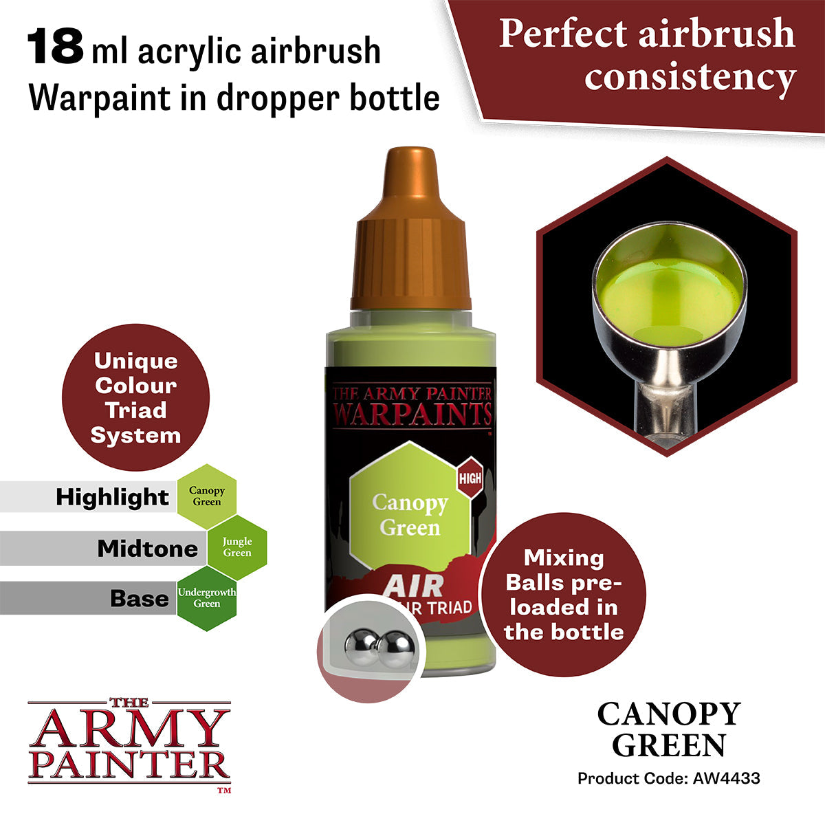 The Army Painter - Warpaints Air: Canopy Green