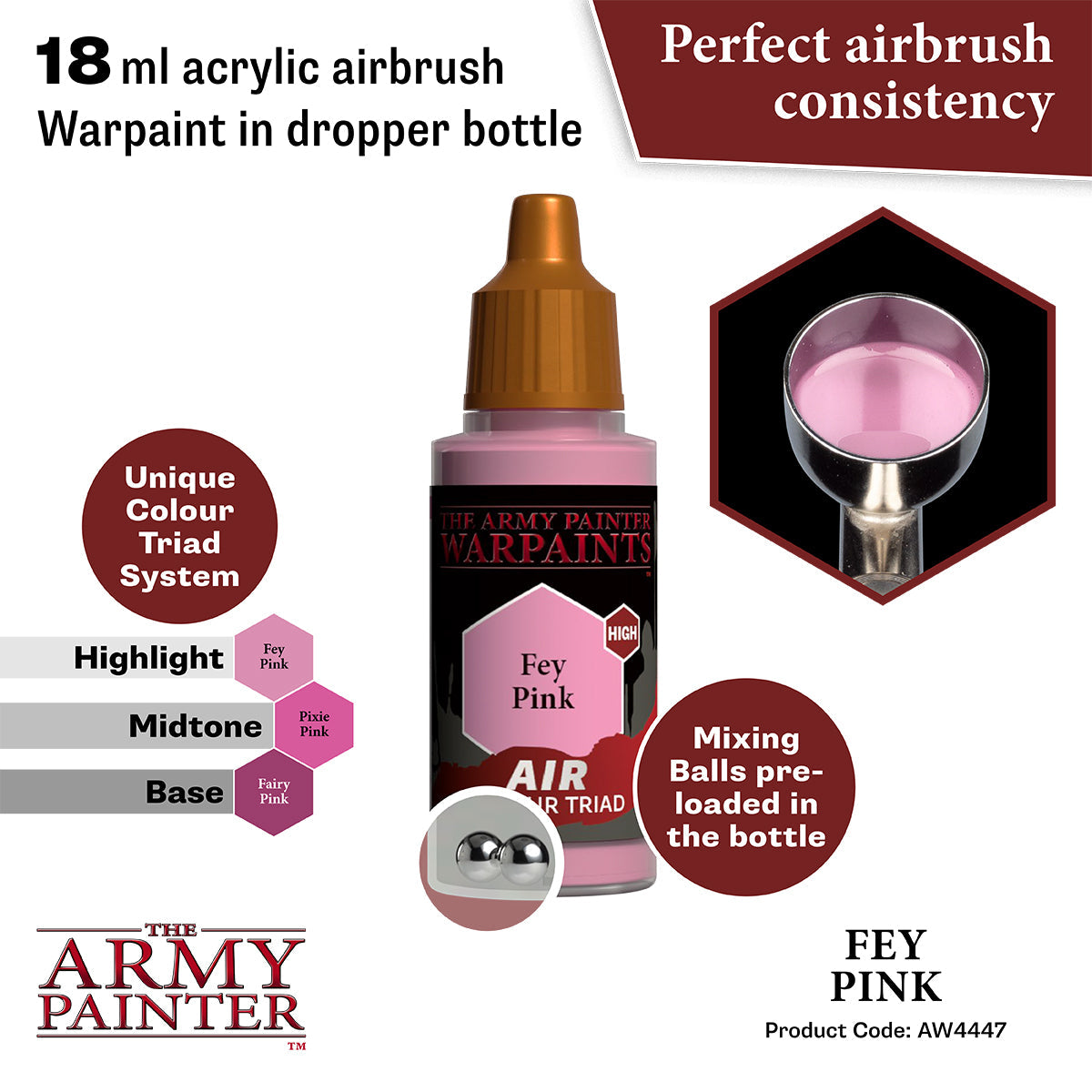 The Army Painter - Warpaints Air: Fey Pink