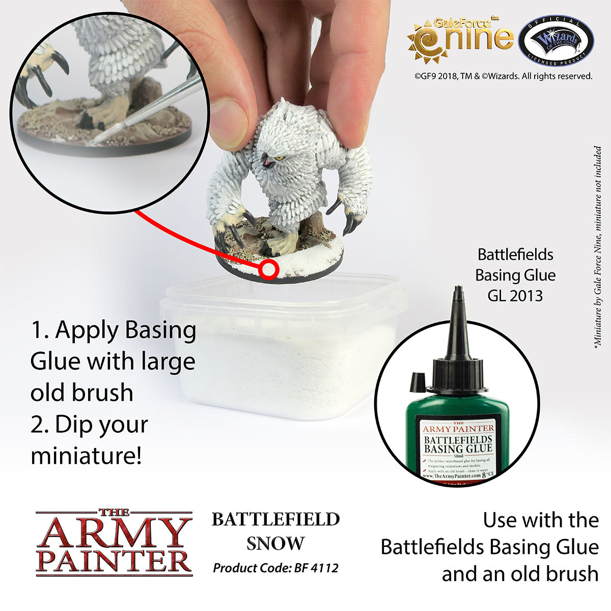 The Army Painter - Battlefield Basing: Battlefield Snow