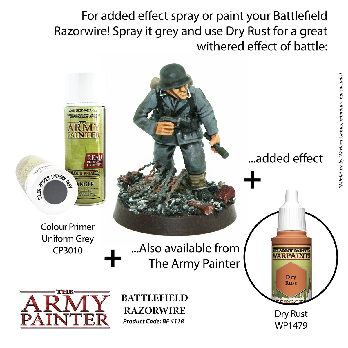 The Army Painter - Battlefield Basing: Battlefield Razor Wire