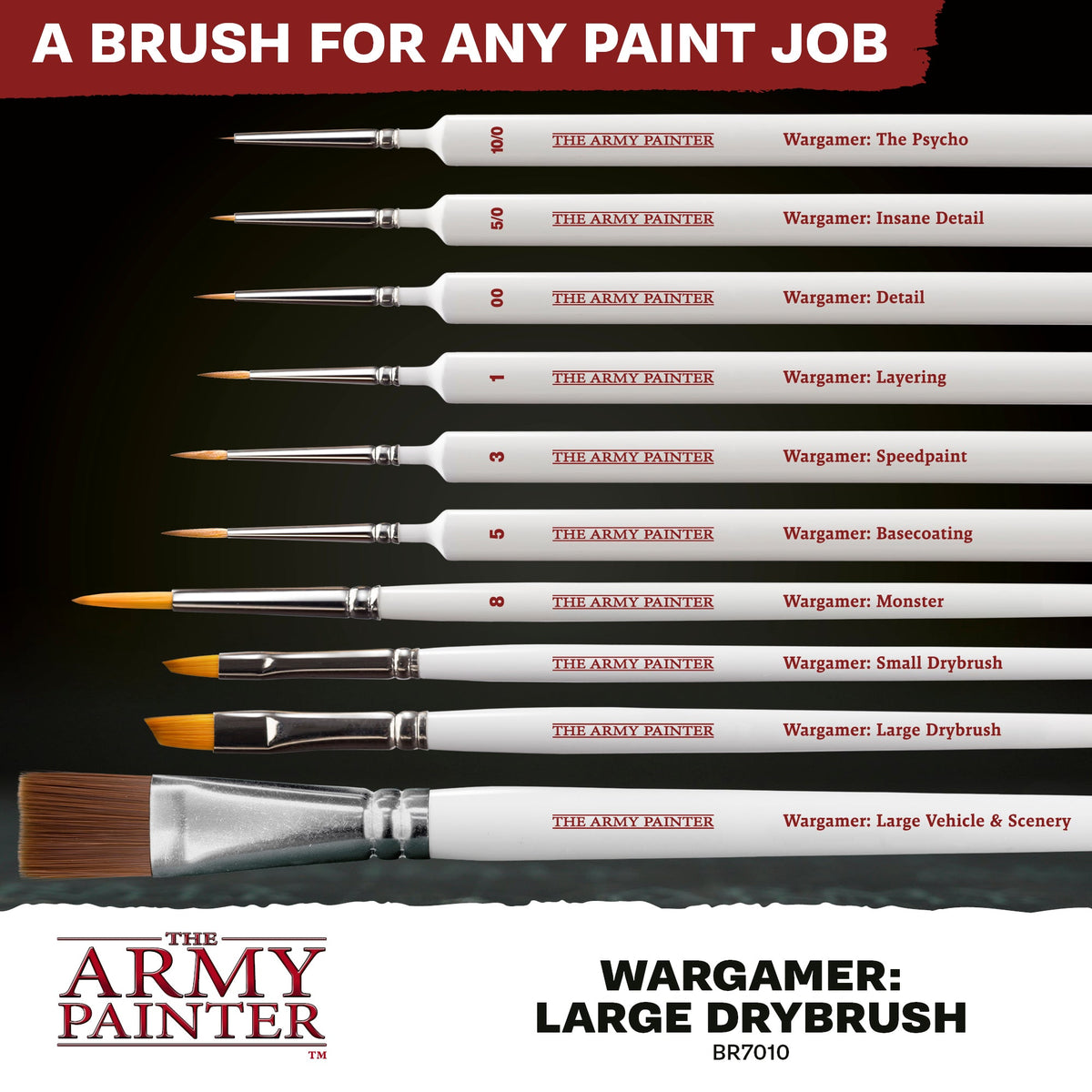 The Army Painter - Wargamer: Large Drybrush