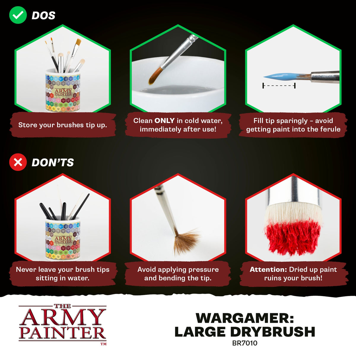 The Army Painter - Wargamer: Large Drybrush