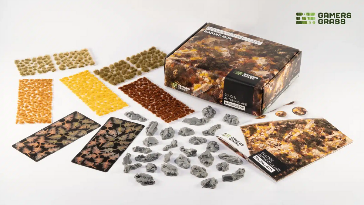 Gamers Grass - Golden Autumn Glade Basing Box