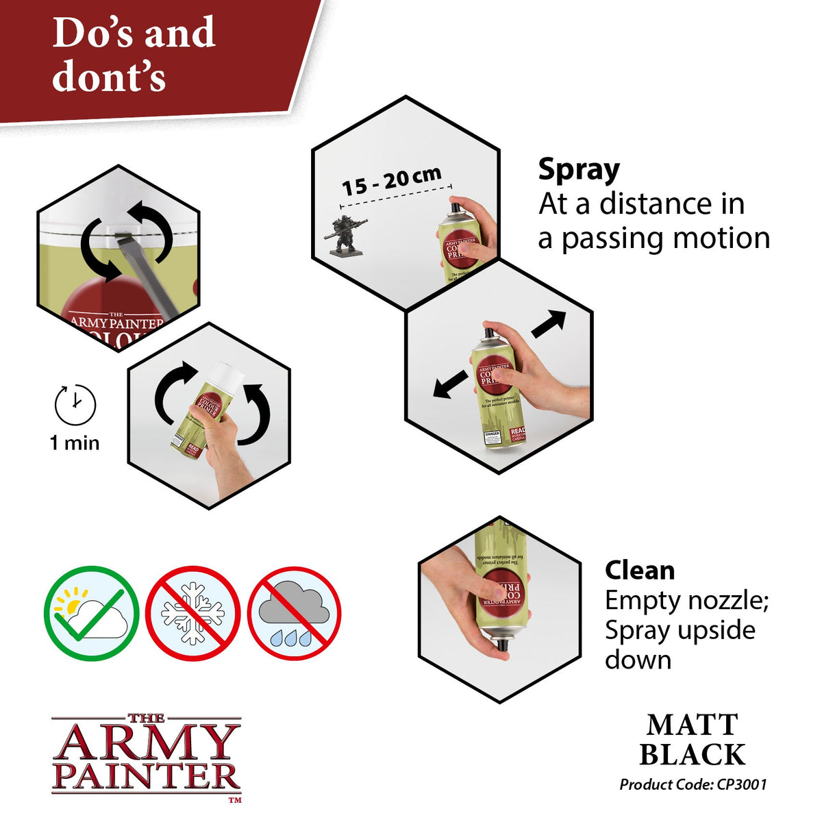 The Army Painter - Colour Primer: Matt Black