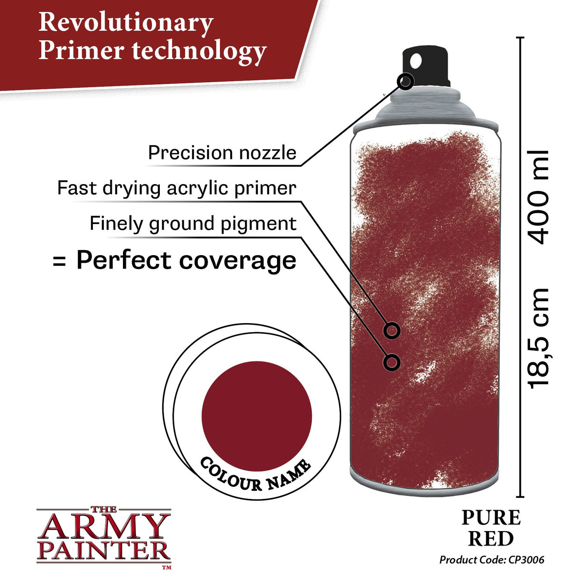 The Army Painter - Colour Primer: Pure Red