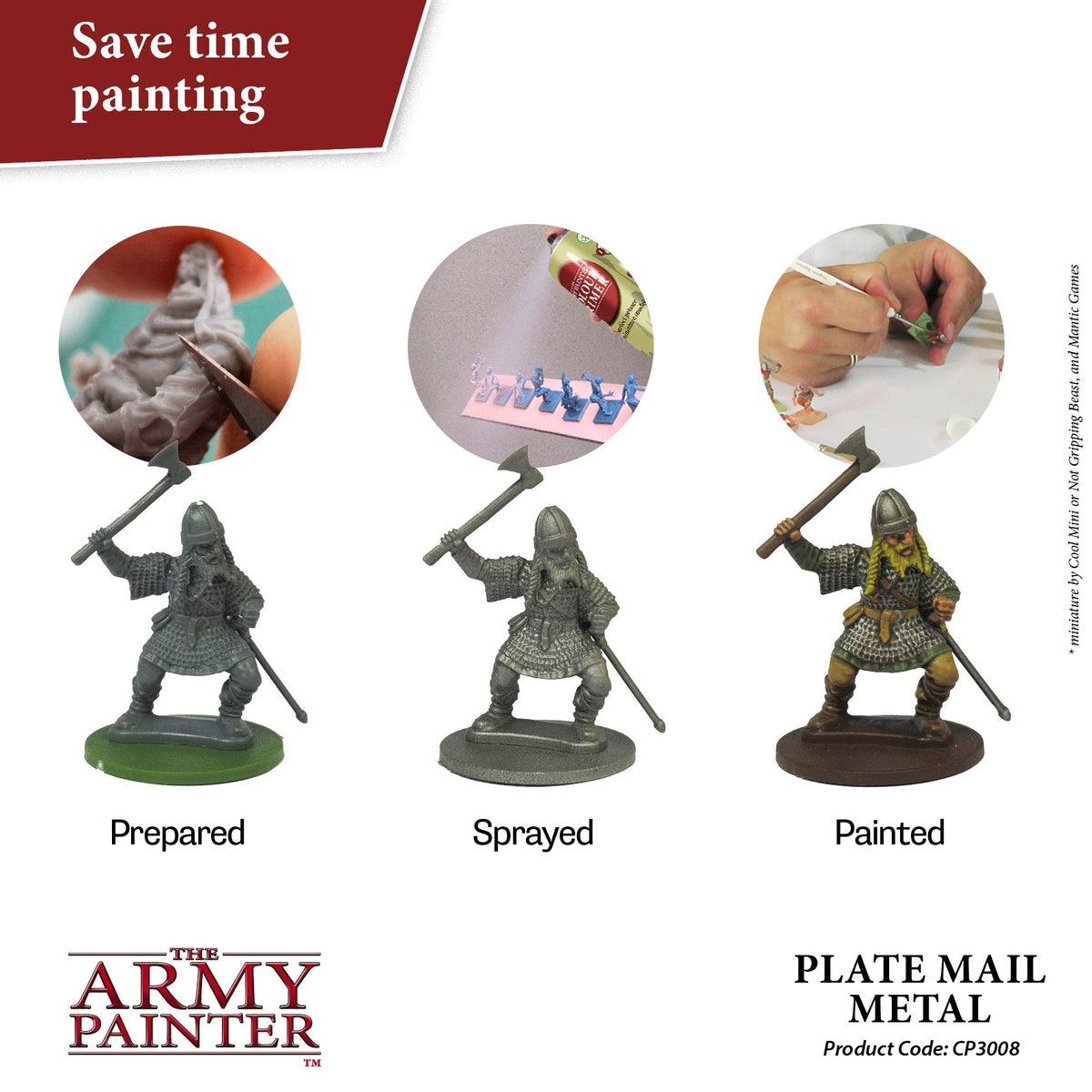 The Army Painter - Colour Primer: Plate Mail Metal