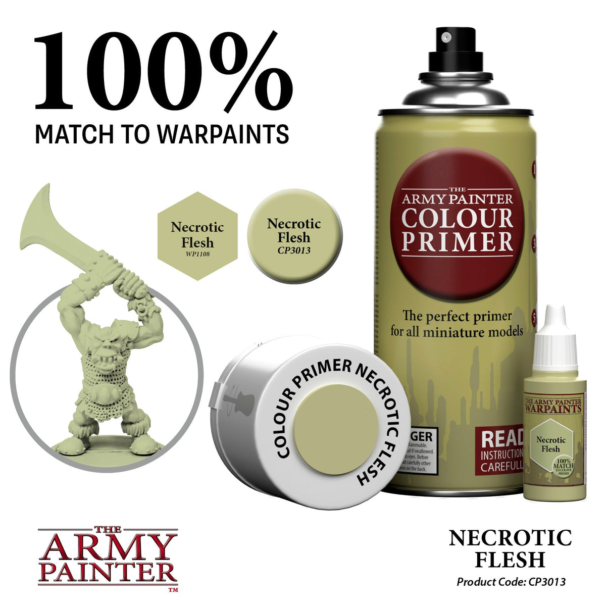 The Army Painter - Colour Primer: Necrotic Flesh