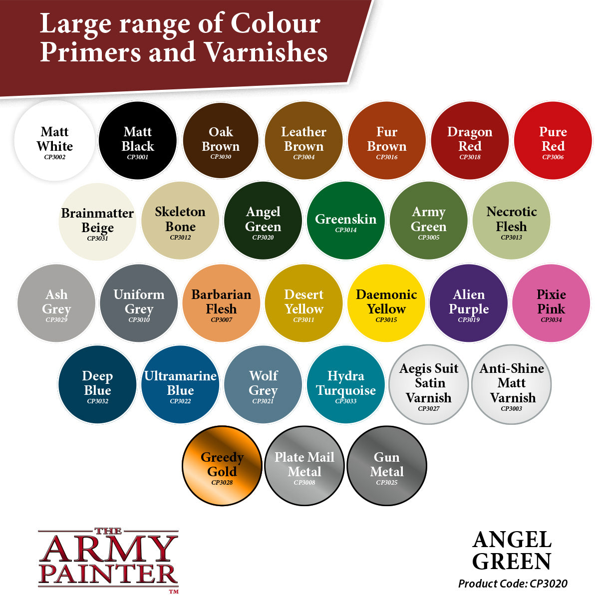 The Army Painter - Colour Primer: Angel Green