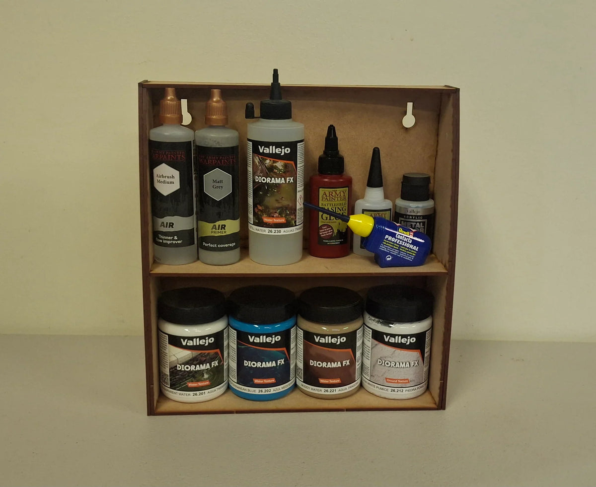 Dark Castle Terrain - Paint Station: 2 Shelf Paint Rack