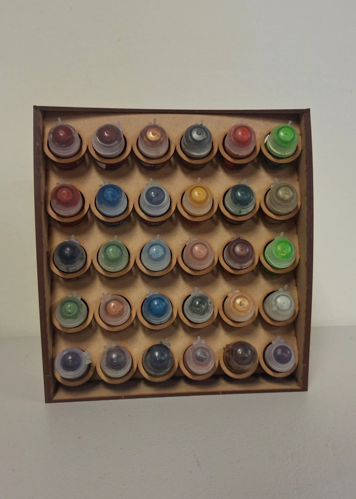 Dark Castle Terrain - Paint Station: 30 Slot Paint Pot Paint Rack