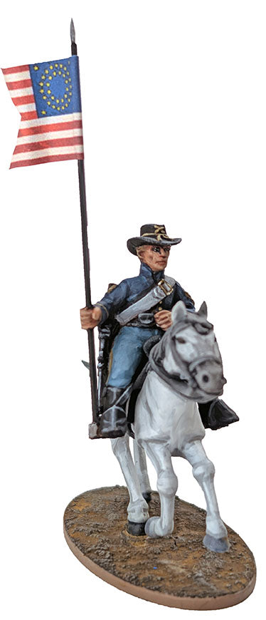Dead Man's Hand - Mounted US Cavalry Guidon Bearer