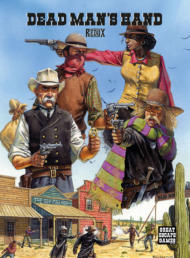 Dead Man's Hand - Redux Rulebook (inc. Card Deck & Markers)