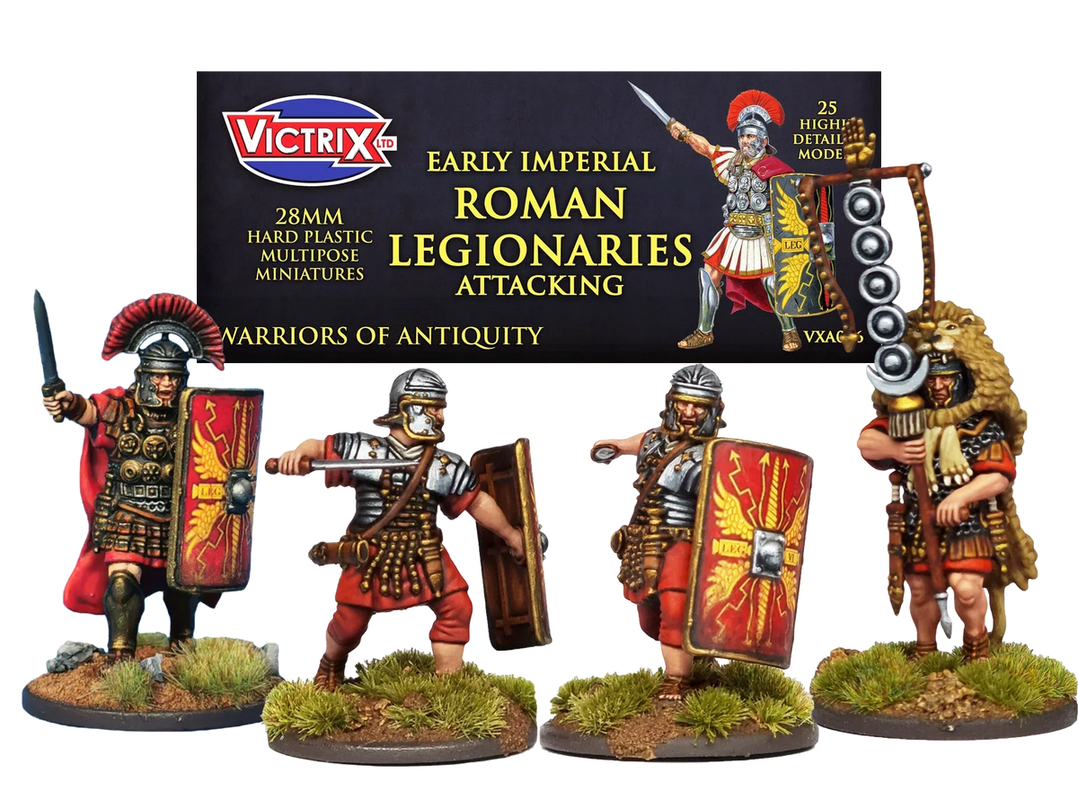 Victrix Miniatures - Early Imperial Roman Legionaries Attacking