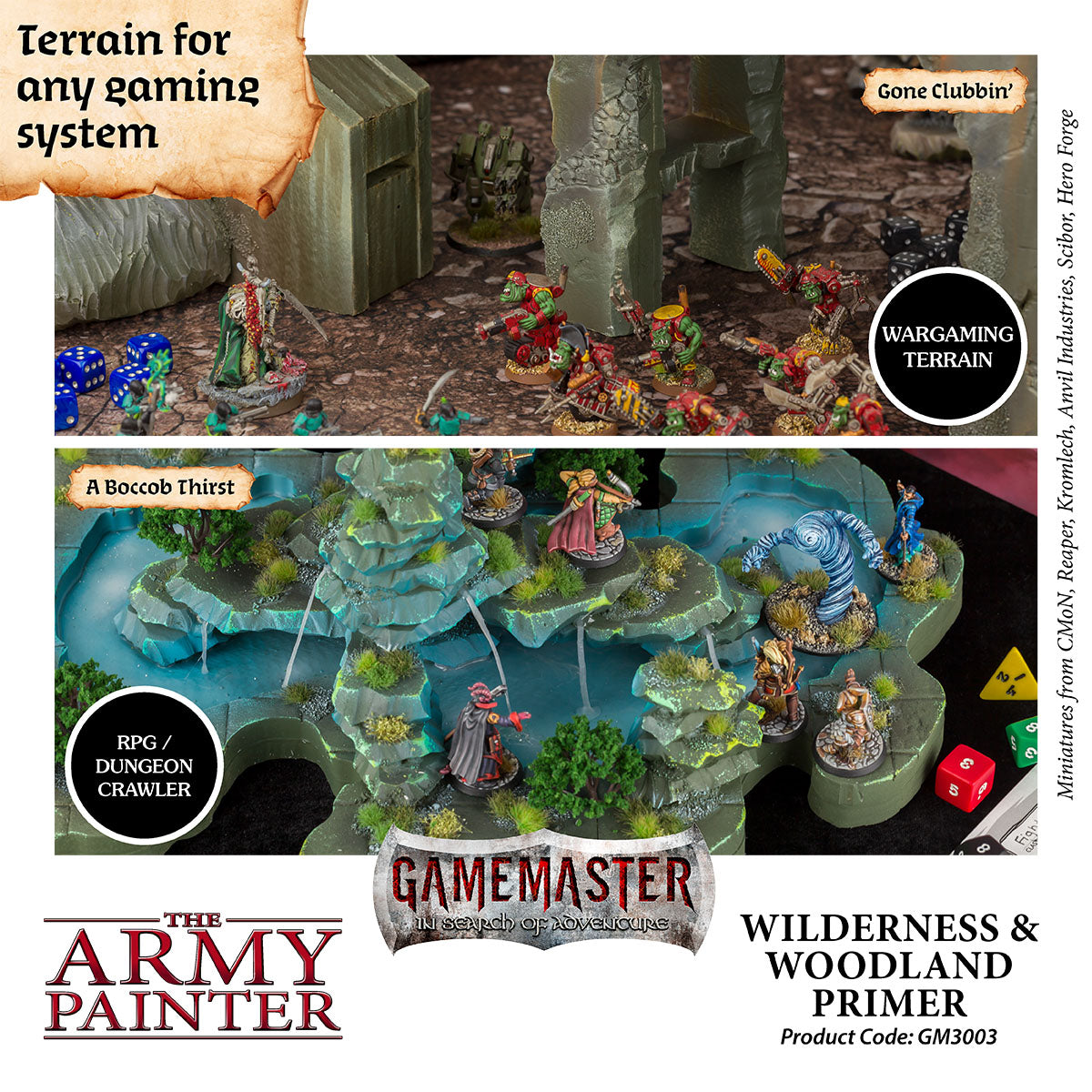The Army Painter - Gamemaster: Terrain Primer - Wilderness & Woodlands