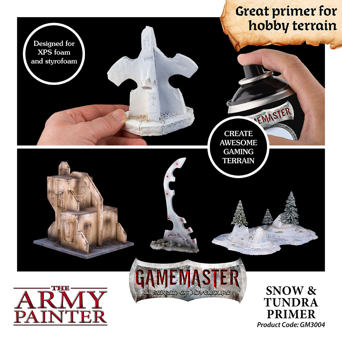 The Army Painter - Gamemaster: Terrain Primer - Snow & Tundra