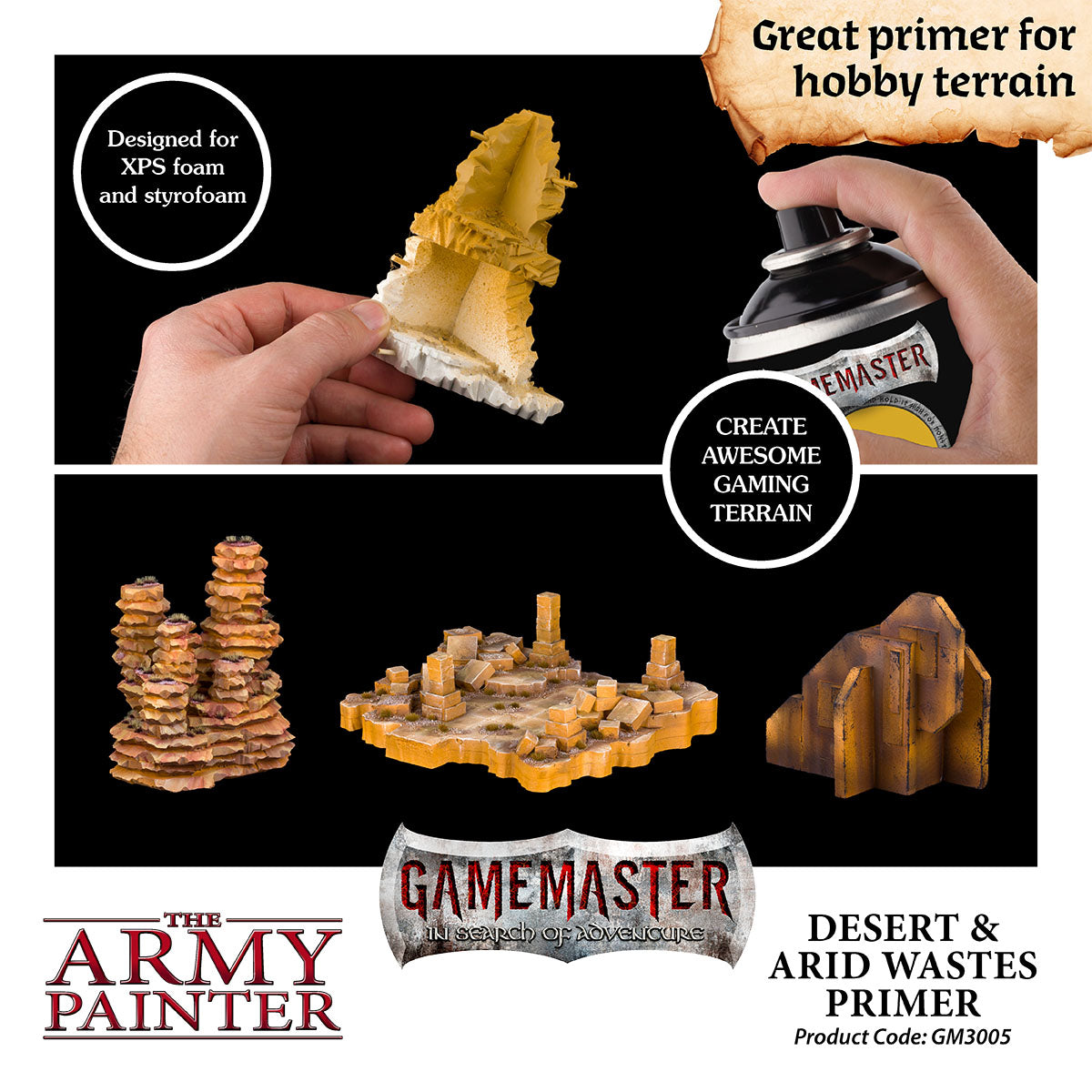 The Army Painter - Gamemaster: Terrain Primer - Desert & Arid Wastes