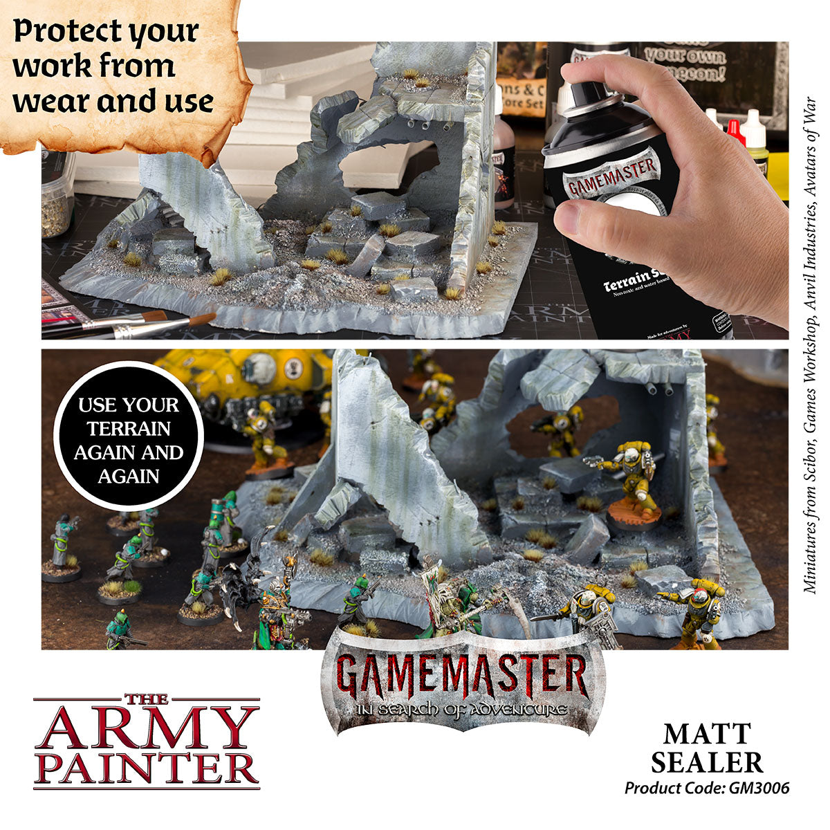 The Army Painter - Gamemaster: Terrain Sealer - Matt Sealer