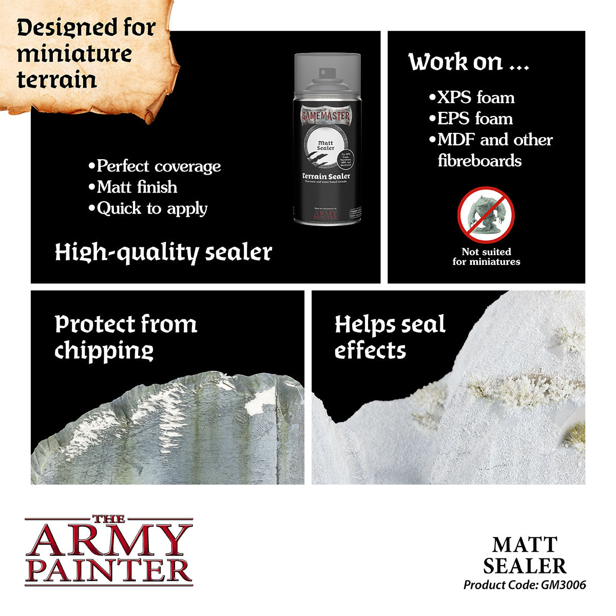 The Army Painter - Gamemaster: Terrain Sealer - Matt Sealer
