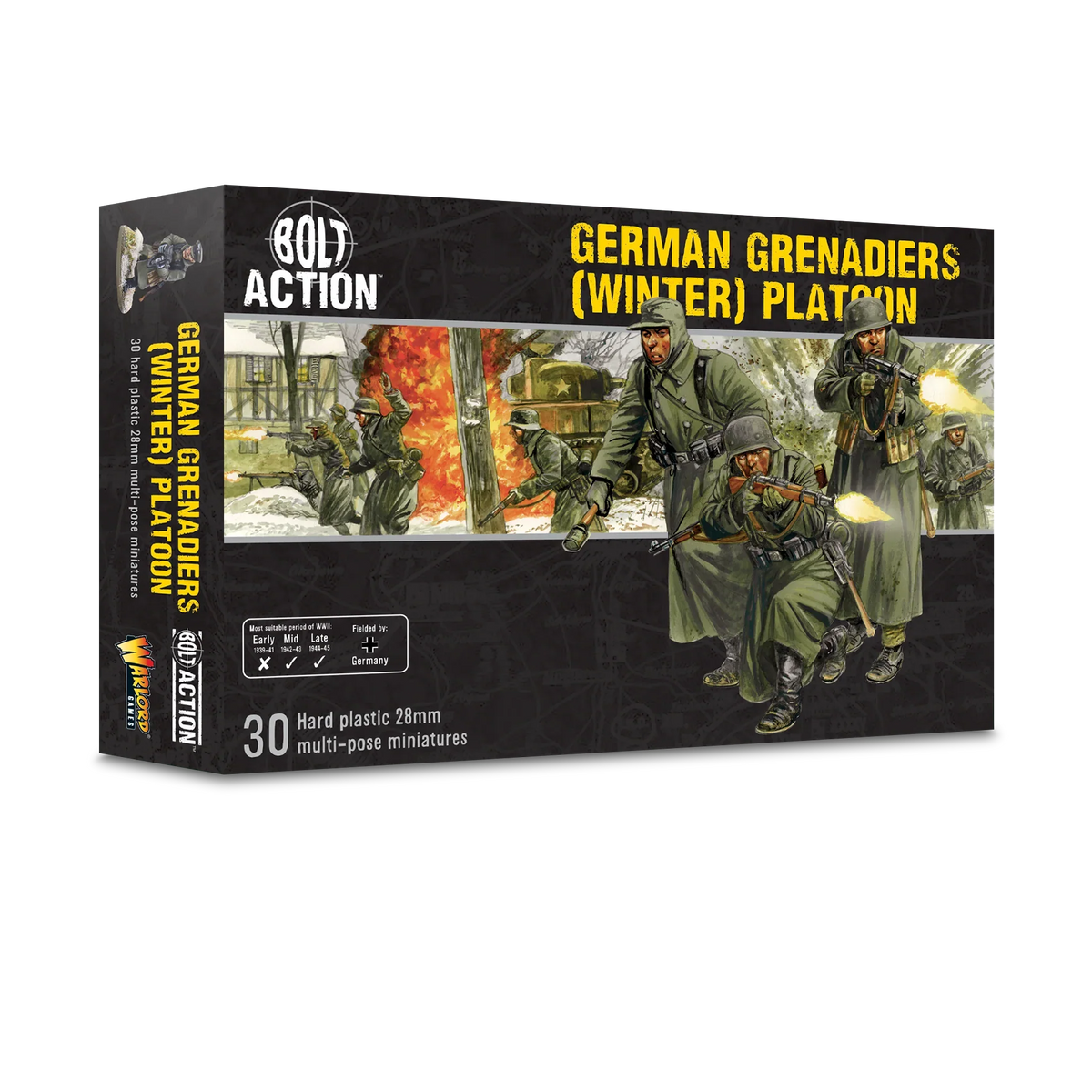 Bolt Action - Germans Grenadiers (Winter) Platoon
