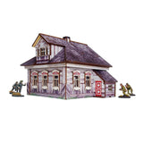 Micro Art Studio - Pre-Painted WW2 Ostfront Village Whitewashed Dacha