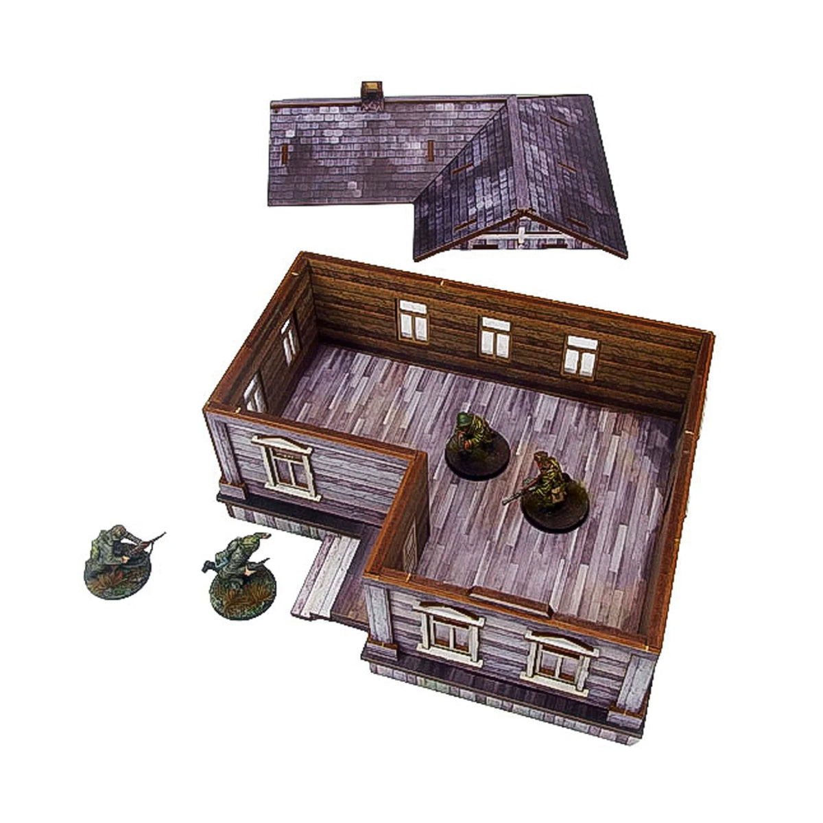 Micro Art Studio - Pre-Painted WW2 Ostfront Village Iwan's House