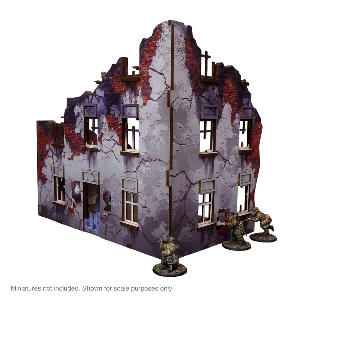 Micro Art Studio - Pre-Painted WW2 Ostfront Stalingrad Apartment Block Front