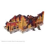 Micro Art Studio - Pre-Painted WW2 Ostfront Stalingrad School Left (With Balcony)