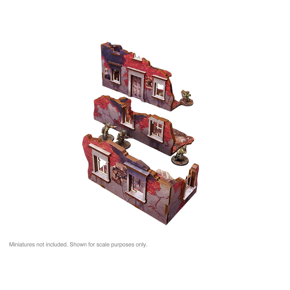 Micro Art Studio - Pre-Painted WW2 Ostfront Stalingrad Ruined Building