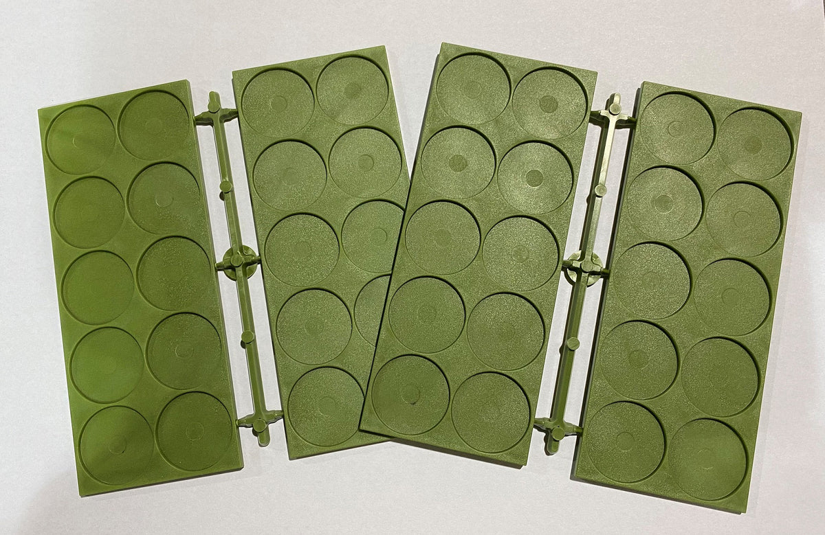 Renedra - Movement Trays: 2x5 25mm Diameter Recessed (4)