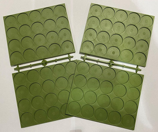 Renedra - Movement Trays: 4x5 25mm Diameter Recessed (4)