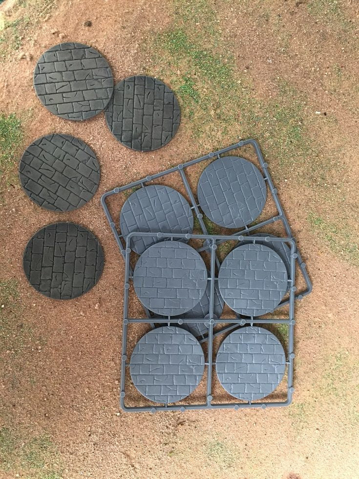 Renedra - Bases: Paved 60mm Diameter (8)