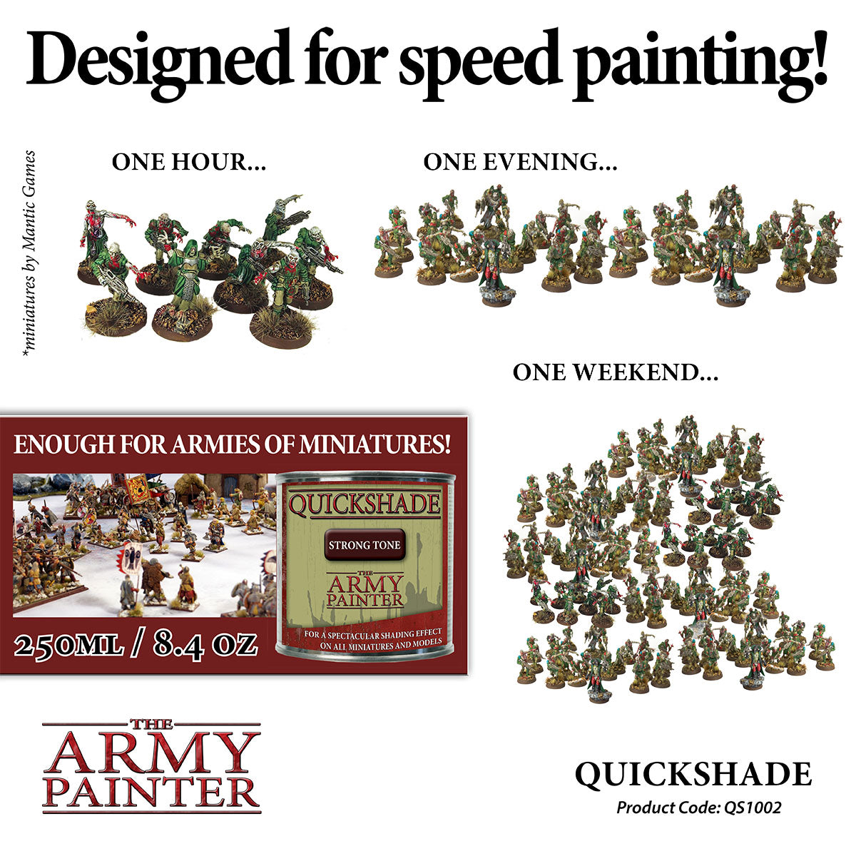 The Army Painter - Quickshade Dip: Strong Tone