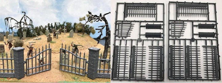 Renedra - Scenery: Railing Fences with a Gate
