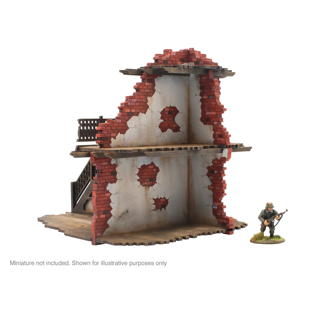 Skytrex: City in Ruins - 2 Storey Building Internal with Staircase