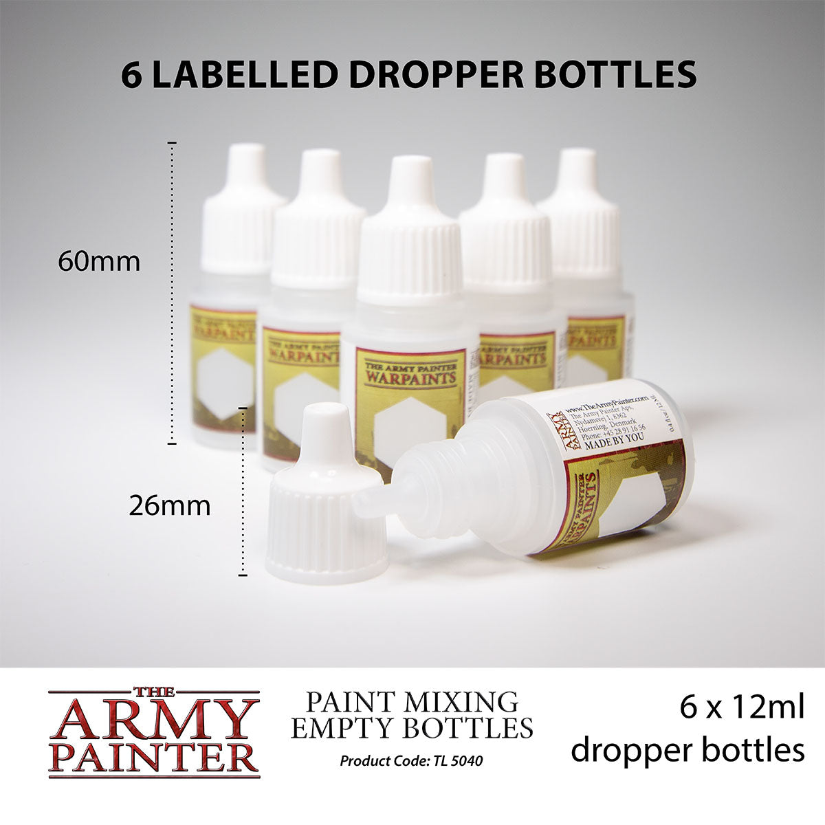 The Army Painter - Paint Mixing Empty Bottles