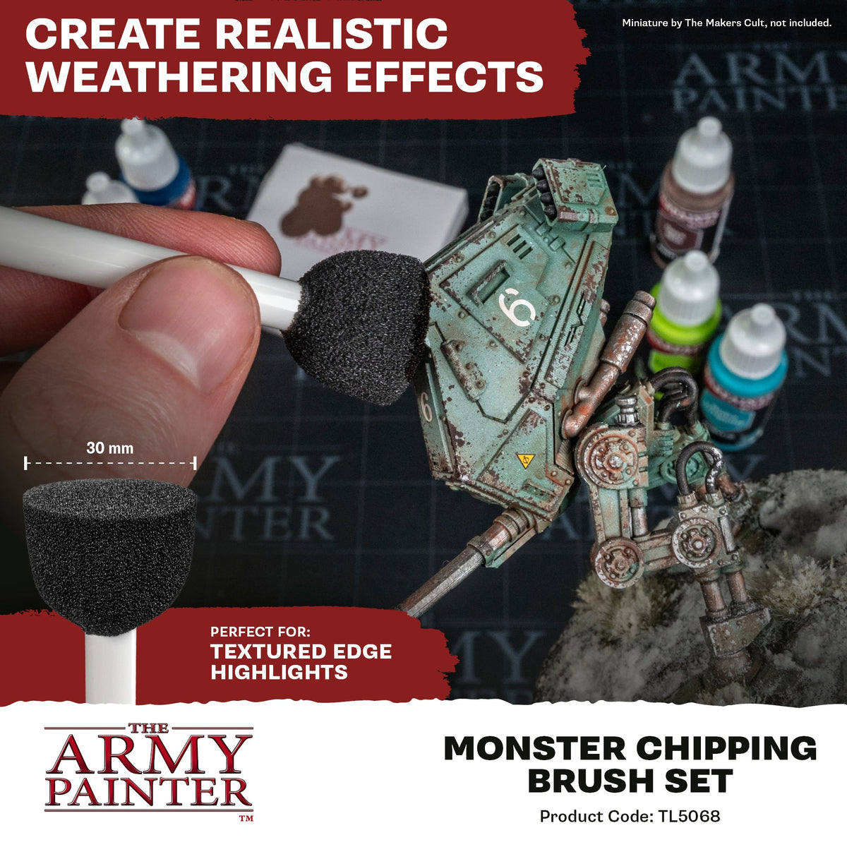 The Army Painter - Monster Chipping Brush Set