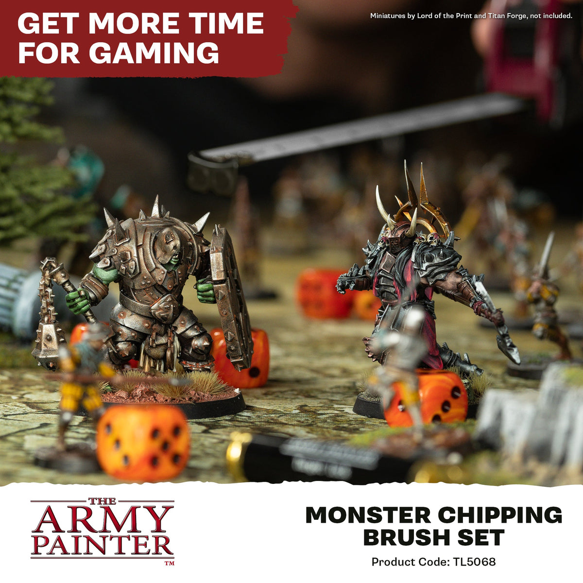 The Army Painter - Monster Chipping Brush Set