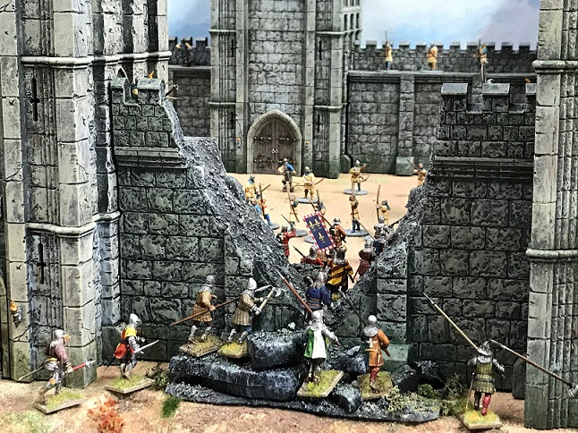 Renedra - Scenery: Tower Breached Wall Section
