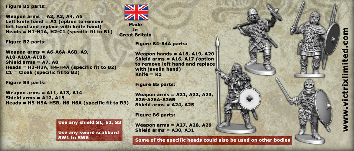 Victrix Miniatures - Early Saxon Armoured Warriors
