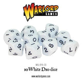 Warlord Games - D10 Dice: 10 White D10