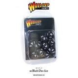 Warlord Games - D10 Dice: 10 Black D10