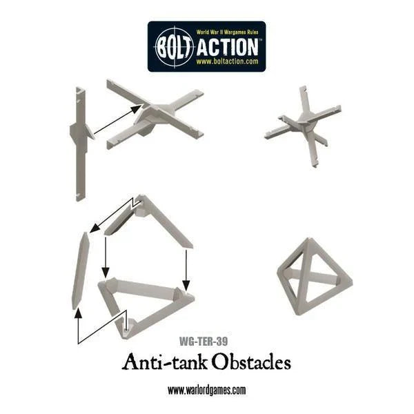 Warlord Games - Terrain: Anti-Tank Obstacles