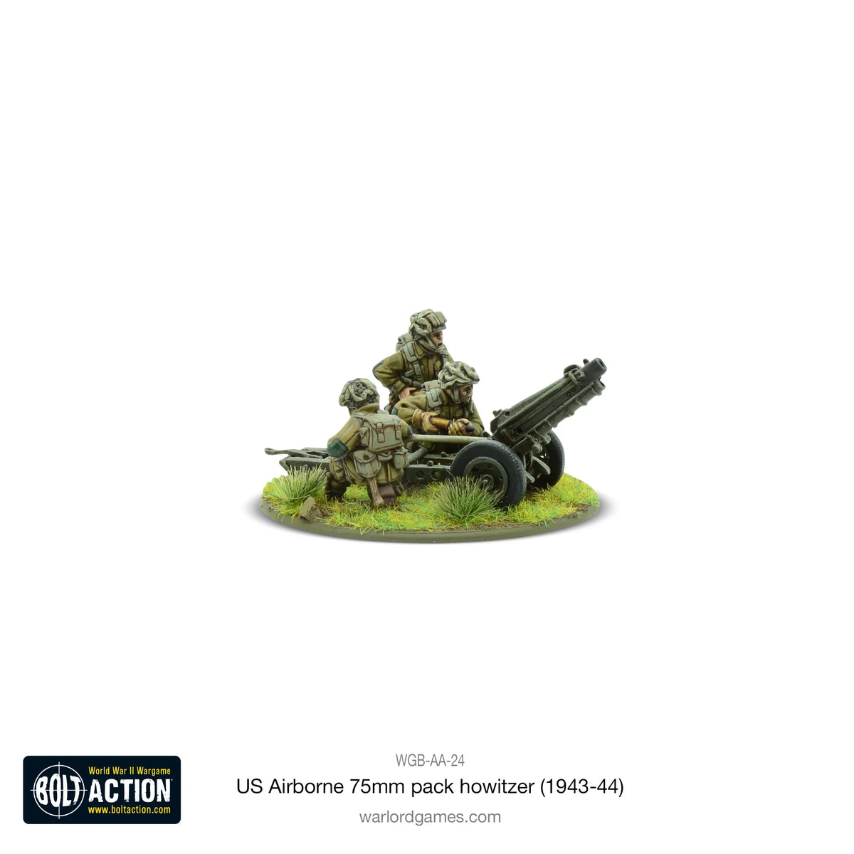 Bolt Action - US Airborne 75mm Pack Howitzer Light Artillery