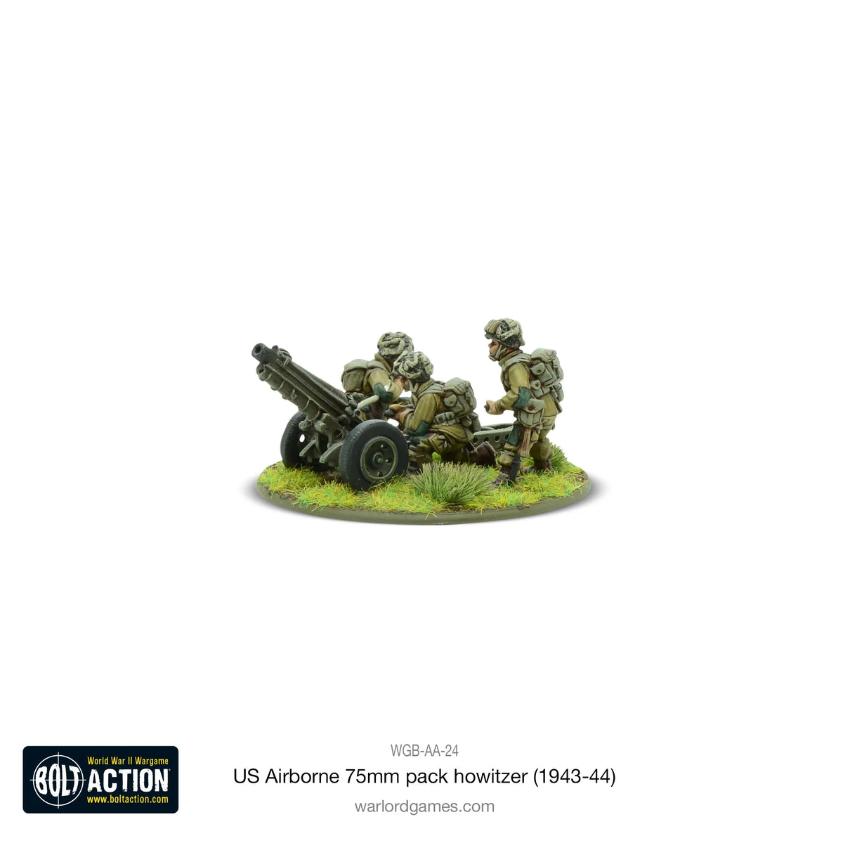 Bolt Action - US Airborne 75mm Pack Howitzer Light Artillery