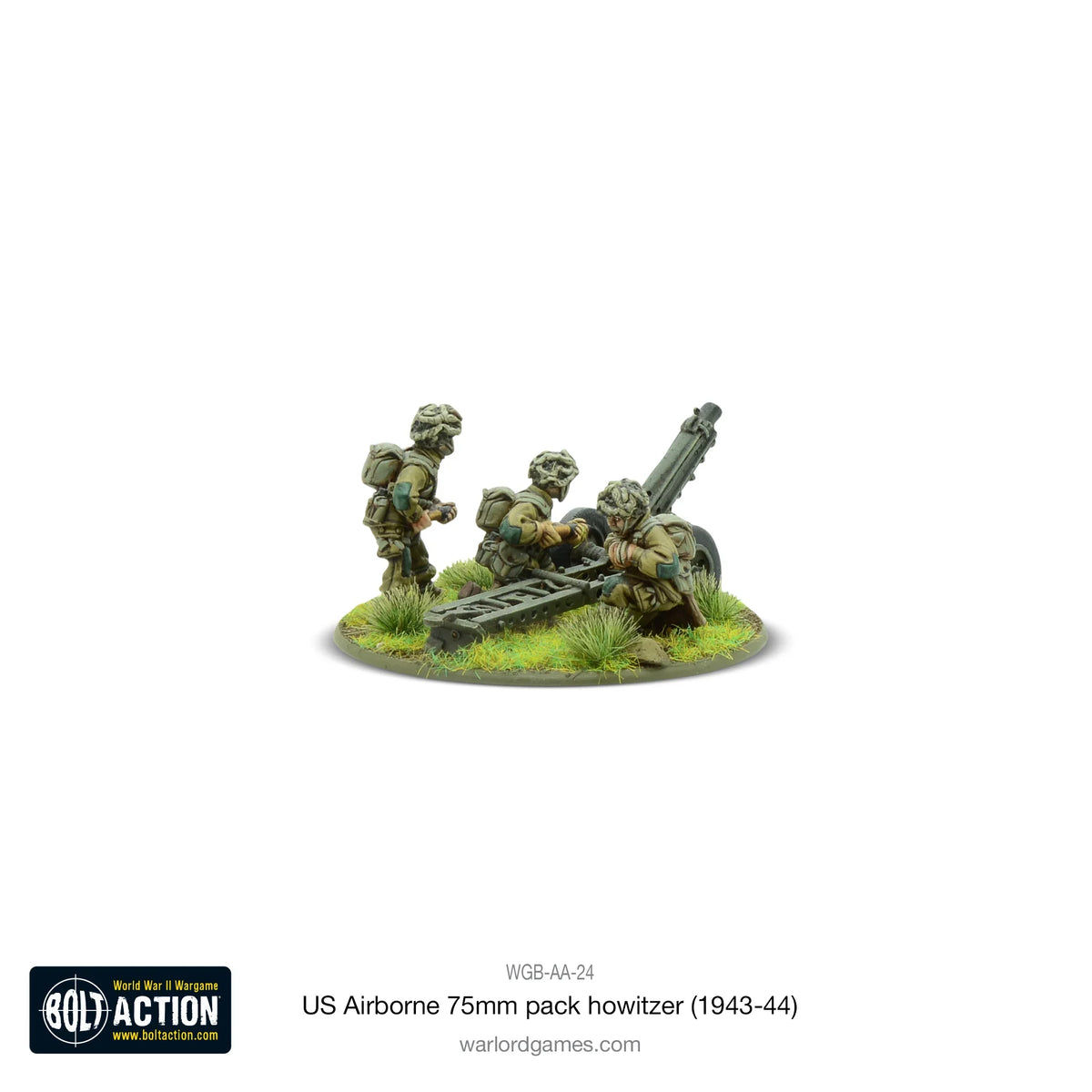 Bolt Action - US Airborne 75mm Pack Howitzer Light Artillery