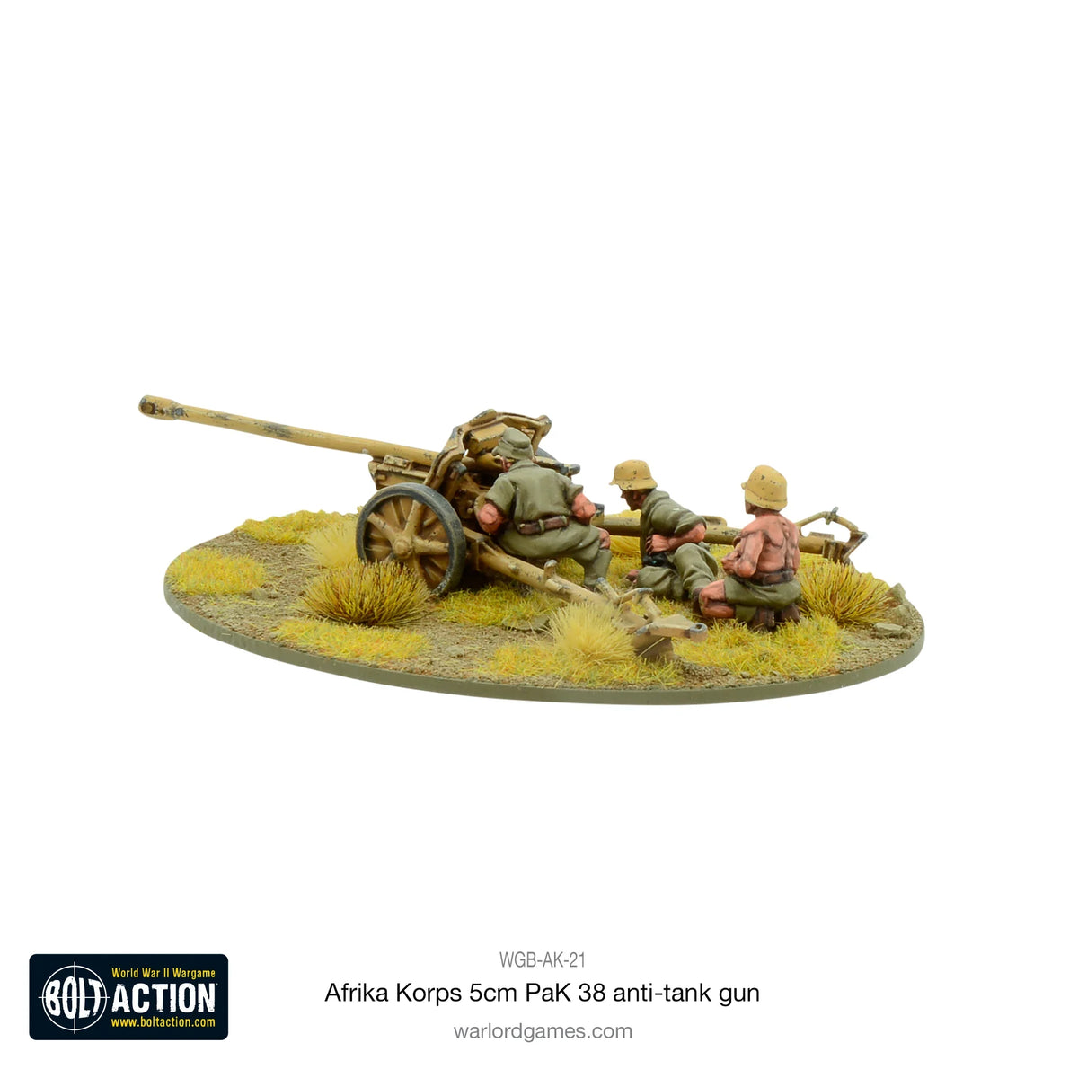 Bolt Action - Afrika Korps 5cm PaK 38 Anti-Tank Gun