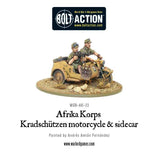 Bolt Action - Afrika Korps Kradschutzen Motorcycle and Sidecar