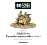 Bolt Action - Afrika Korps Kradschutzen Motorcycle and Sidecar